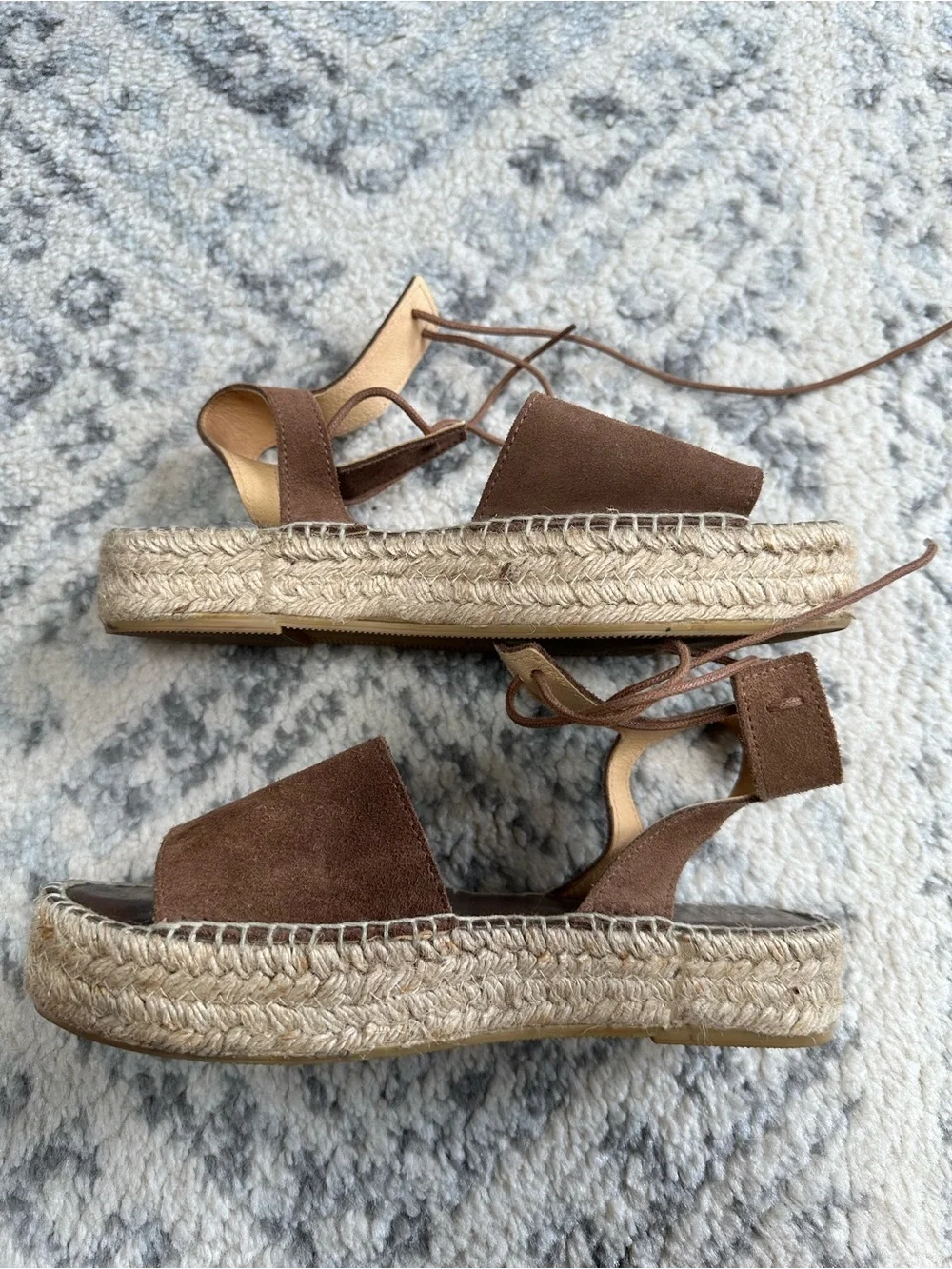 Andre Assous Sabina Suede Espadrille, Size 36